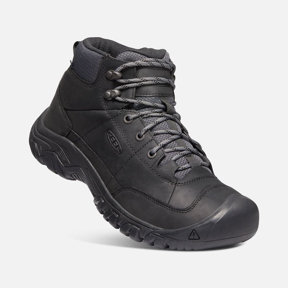 Bottes Chukka Keen Homme Noir | Targhee Iii Waterproof | XIHLB-7203